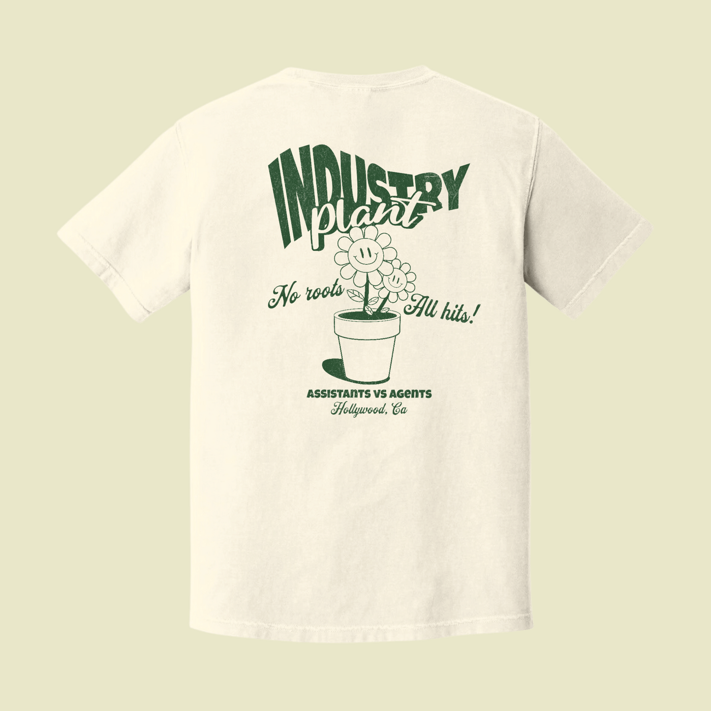 Industry Plant Cream Tee